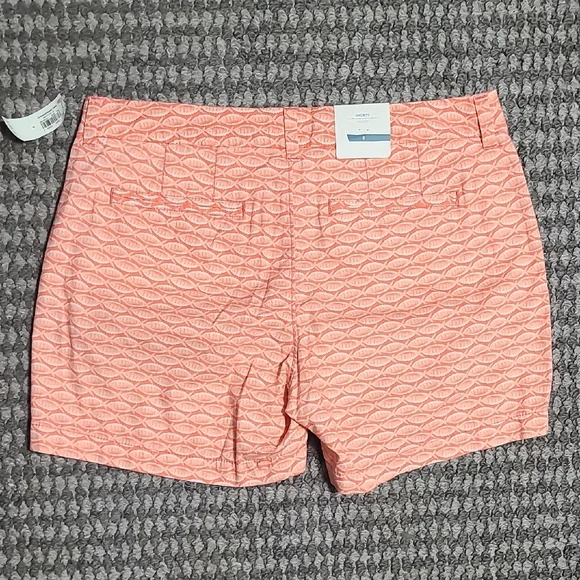 Old Navy Orange Tropical Fish Shorts NWT Sz 8 - Picture 5 of 11